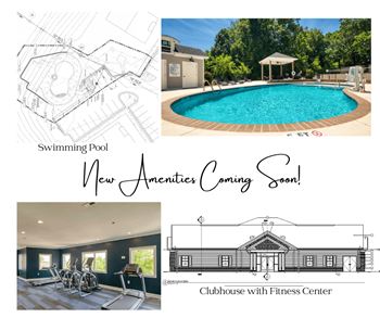 Coming soon: clubhouse, fitness center & pool!
